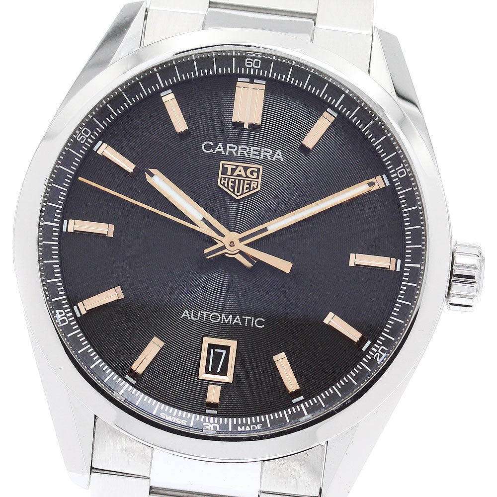 TAG HEUER Carrera Caliber 5 WBN2113 Date black Dial Automatic Men's Watch_870641