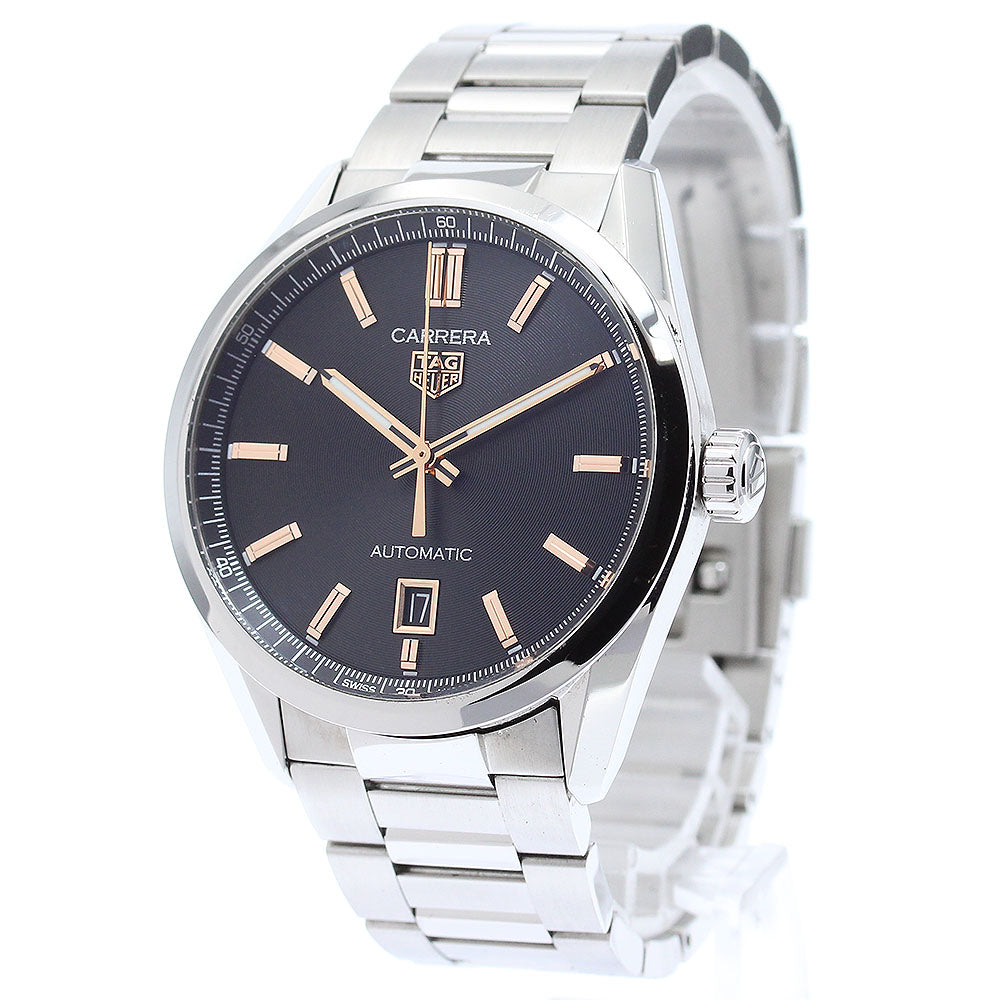 TAG HEUER Carrera Caliber 5 WBN2113 Date black Dial Automatic Men's Watch_870641