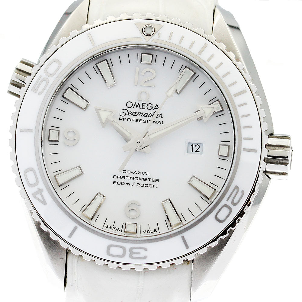 OMEGA Seamaster Planet Ocean 232.33.38.20.04.001 Date white Dial Automatic Ladies Watch_870648