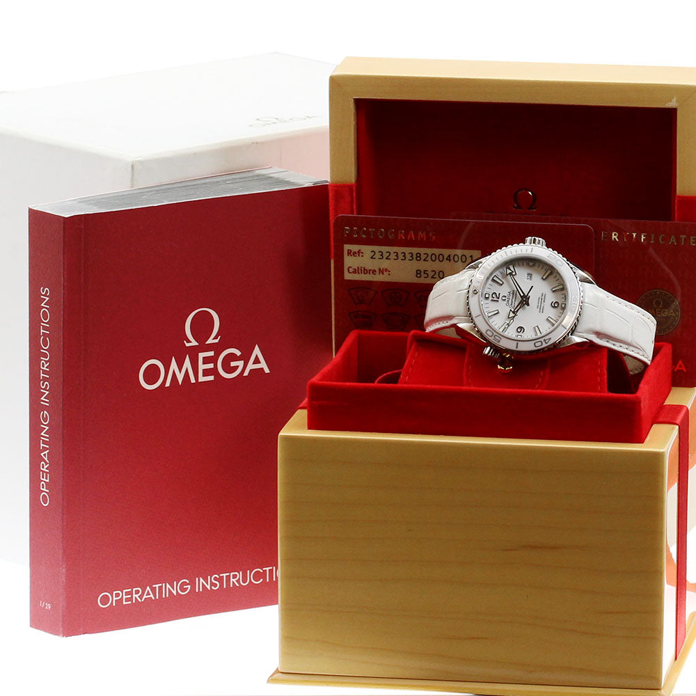 OMEGA Seamaster Planet Ocean 232.33.38.20.04.001 Date white Dial Automatic Ladies Watch_870648