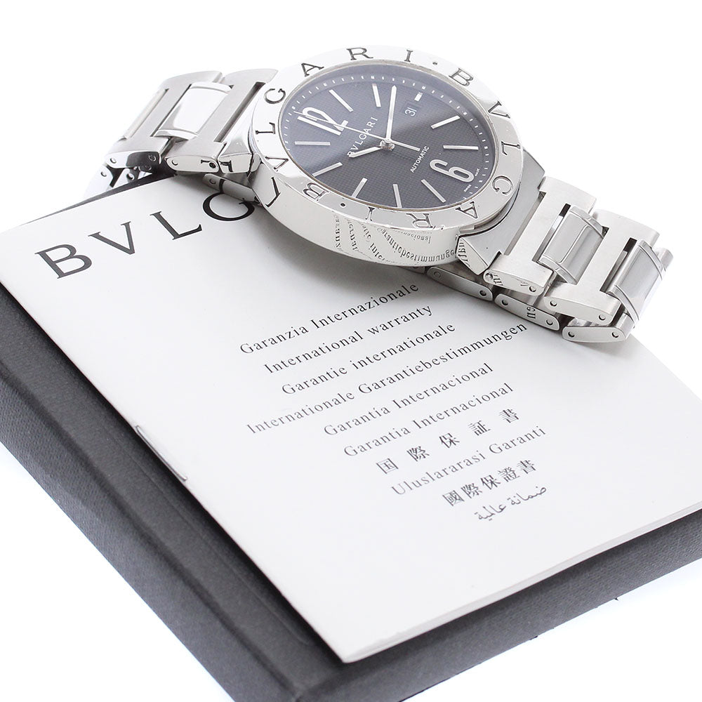 BVLGARI BVLGARIBVLGARI BB42SSAUTO Date black Dial Automatic Men's Watch_870654