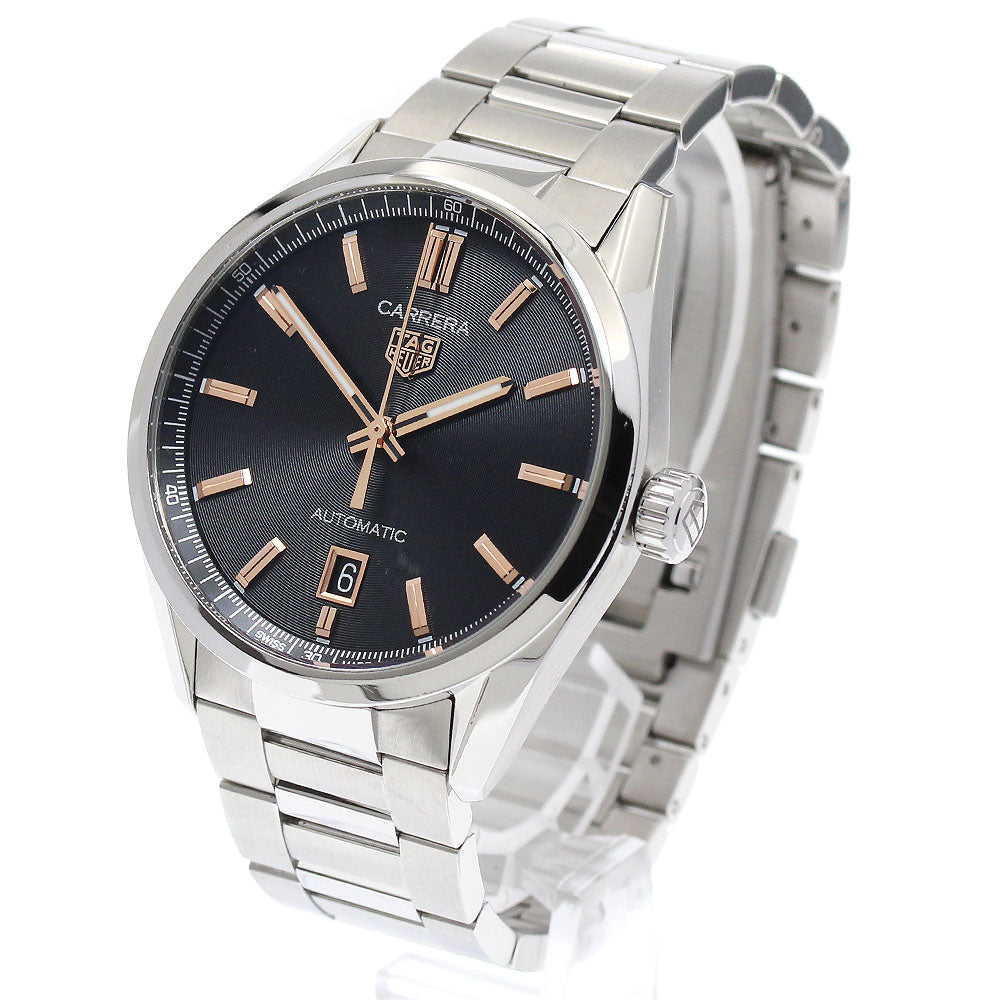 TAG HEUER Carrera Caliber 5 WBN2113 Date black Dial Automatic Men's Watch_870669