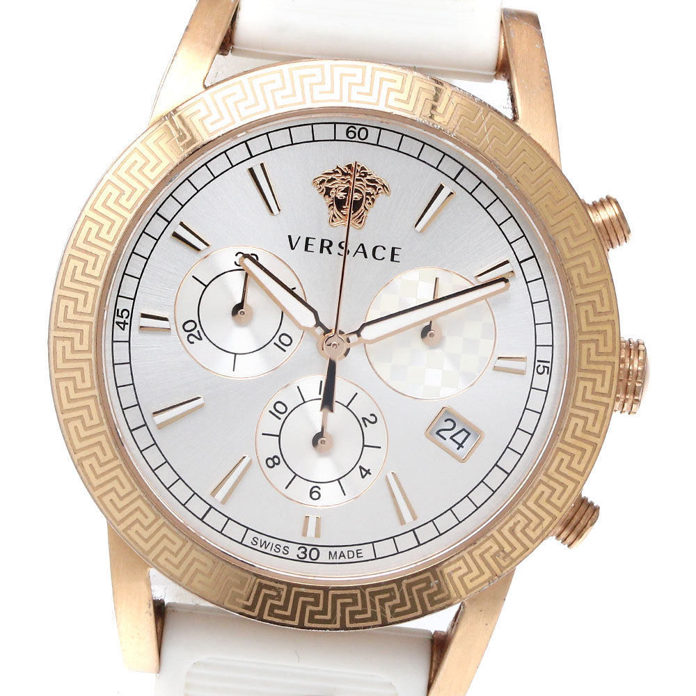 VERSACE sports tech VELT01321 Chronograph Silver Dial Quartz Men's Watch_870673