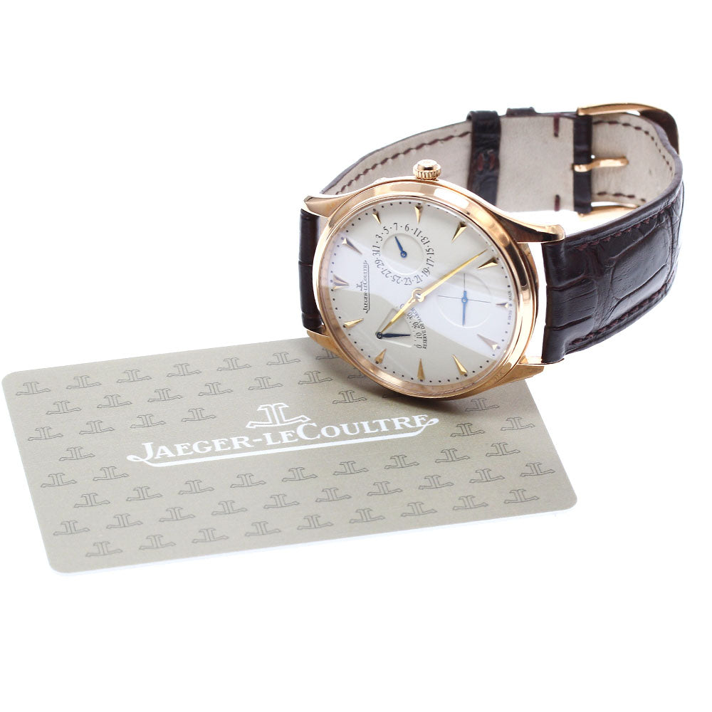 JAEGER-LECOULTRE master ultra slim Q1372520 18K Pink Gold White / beige Dial Automatic Men's Watch_870682