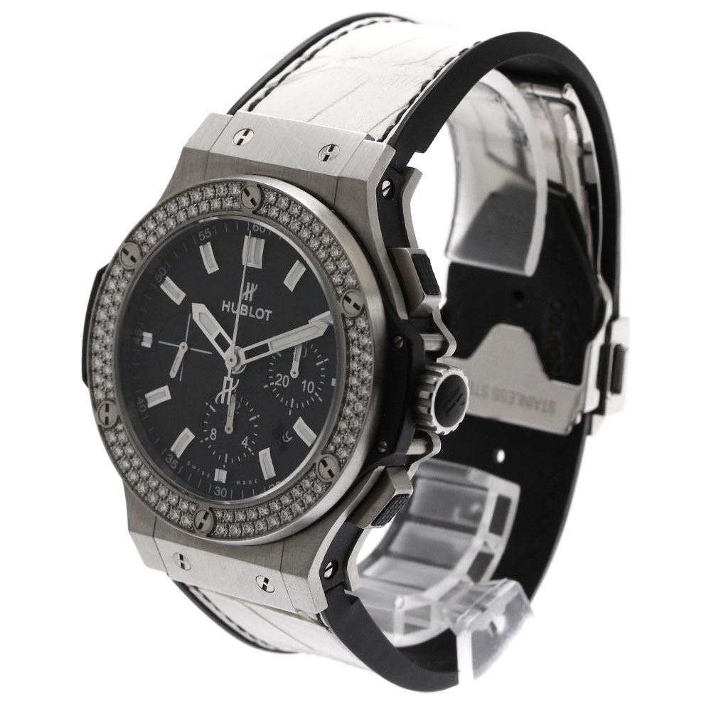 HUBLOT Big bang steel diamond 301.SX.1170.RX.1104 black Dial Automatic Men's Watch_870707