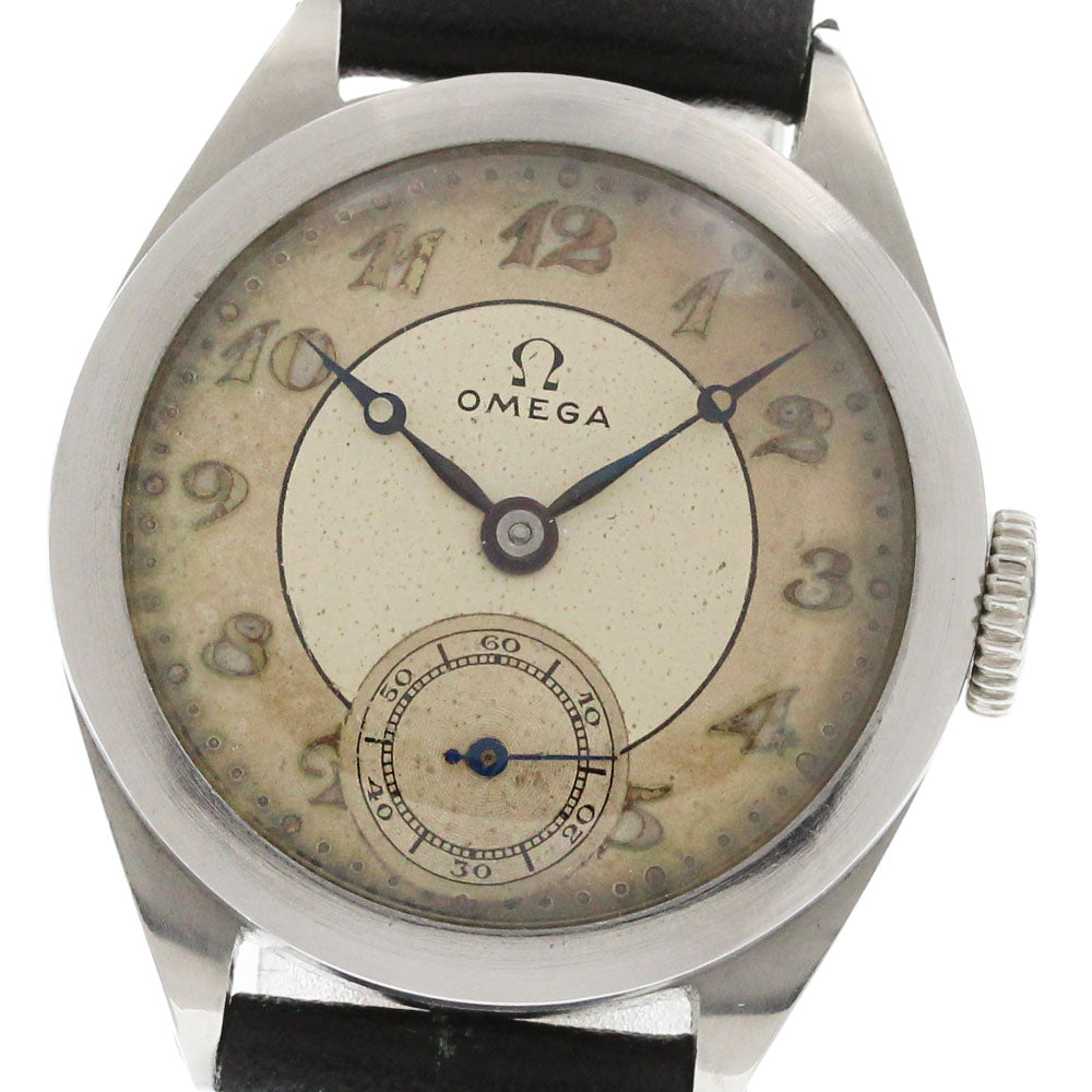 OMEGA Cal.23.4 Beige / Silver Dial Hand Winding Ladies Watch_870709