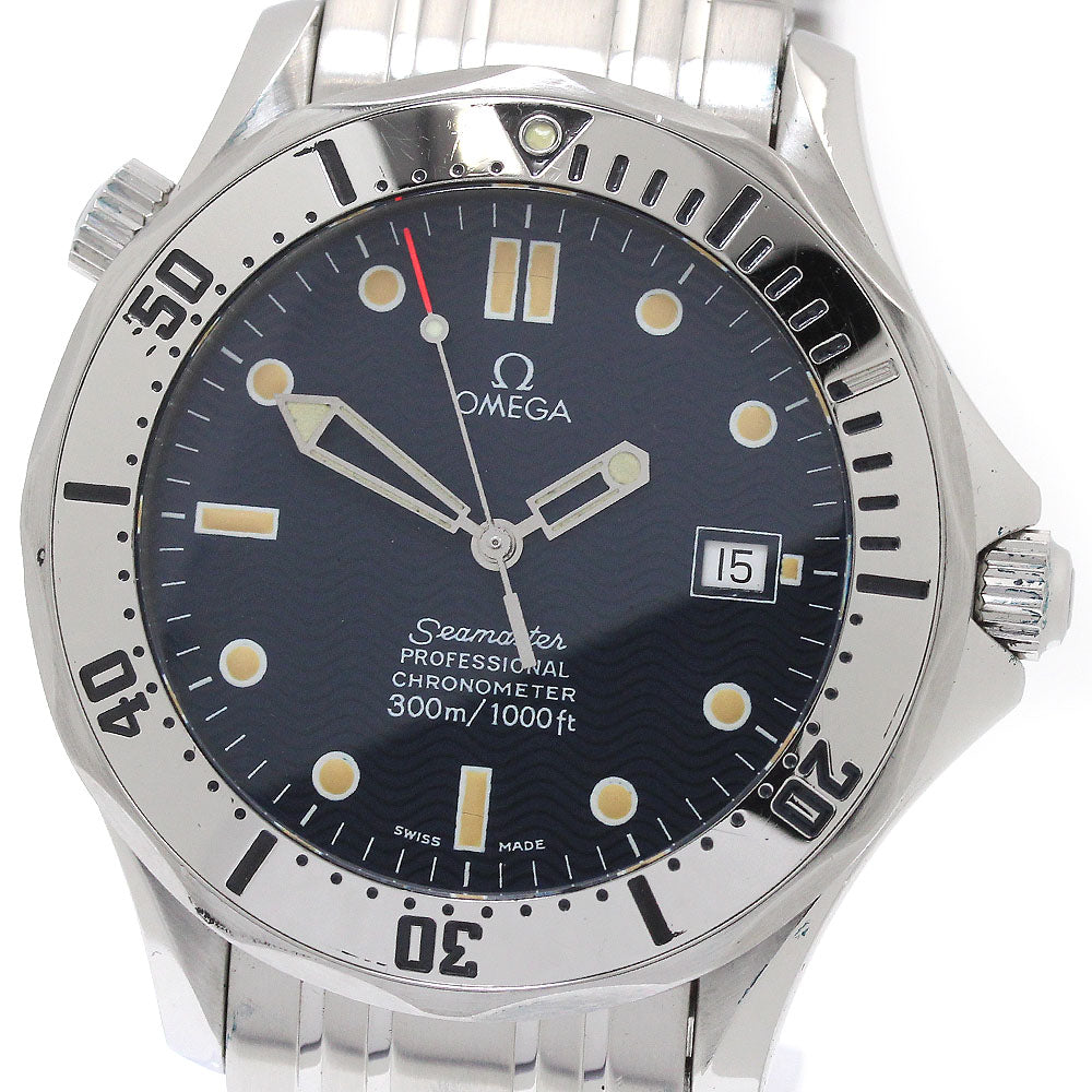 OMEGA Seamaster300 2532.80 Date Navy Dial Automatic Men's Watch_870720