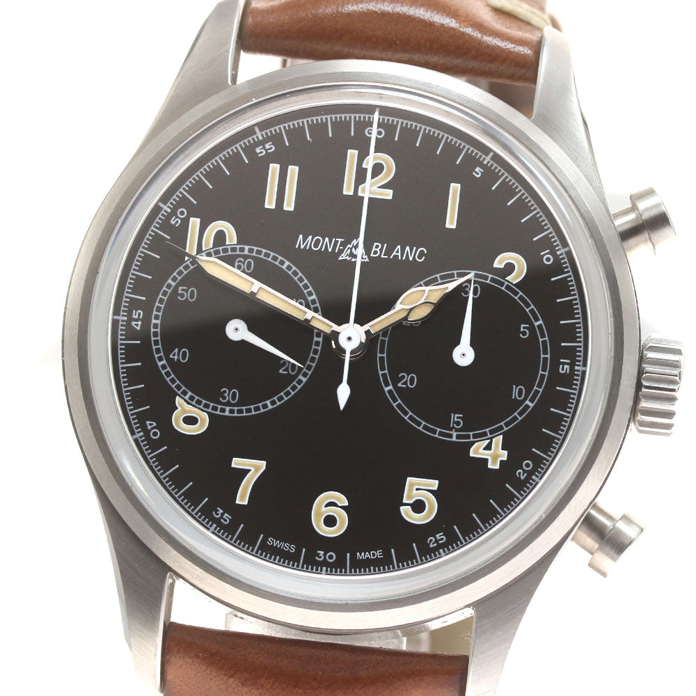 MONTBLANC 1858 117836 Chronograph black Dial Automatic Men's Watch_870721