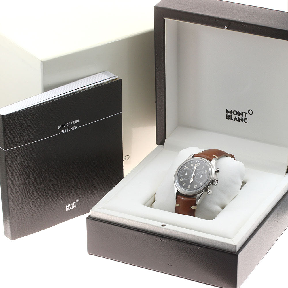 MONTBLANC 1858 117836 Chronograph black Dial Automatic Men's Watch_870721