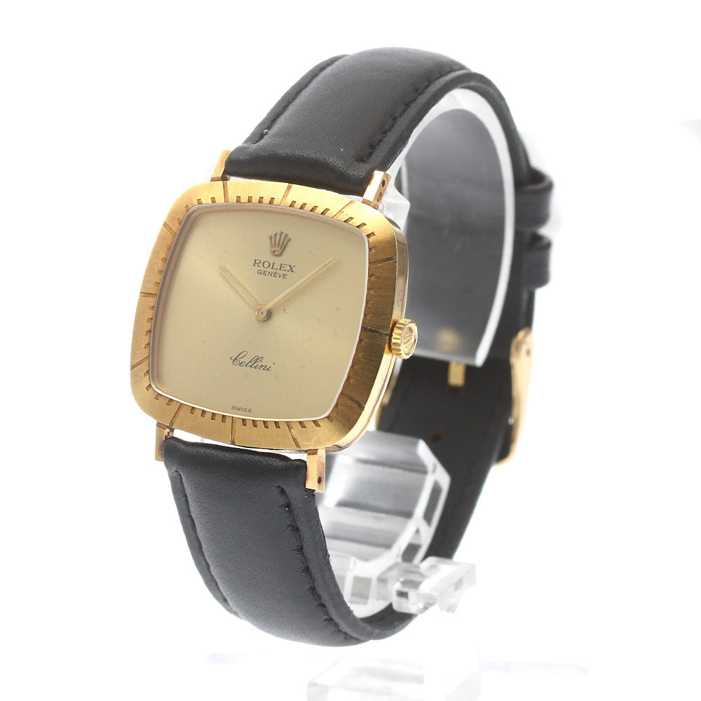 ROLEX Cellini 4084 K18YG cal.1601 gold Dial Hand Winding Men's Watch_870723