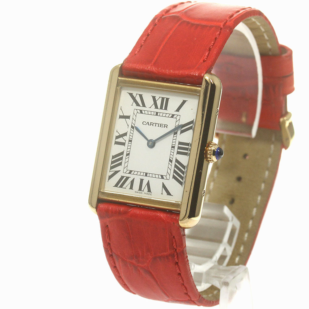CARTIER Tank solo W1018855 Silver Dial Quartz Men's Watch_870733