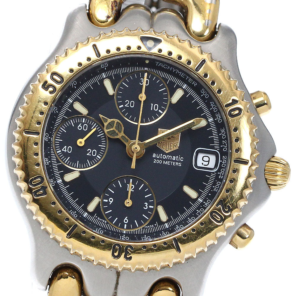 TAG HEUER S/el CG2121-R0 Chronograph black Dial Automatic Men's Watch_870740