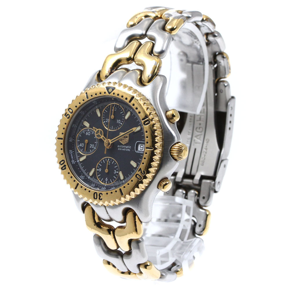 TAG HEUER S/el CG2121-R0 Chronograph black Dial Automatic Men's Watch_870740