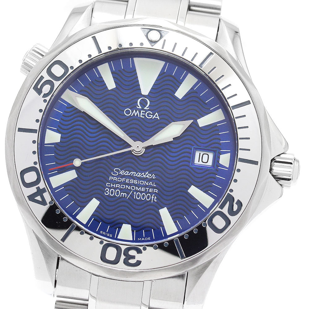 OMEGA Seamaster300 2255.80 Date blue Dial Automatic Men's Watch_870746