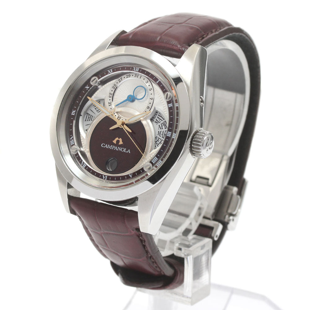 CITIZEN Campanola deep red BU0040-06W/8730-T025242 Silver / Red Dial Solar Powered Men's Watch_870764