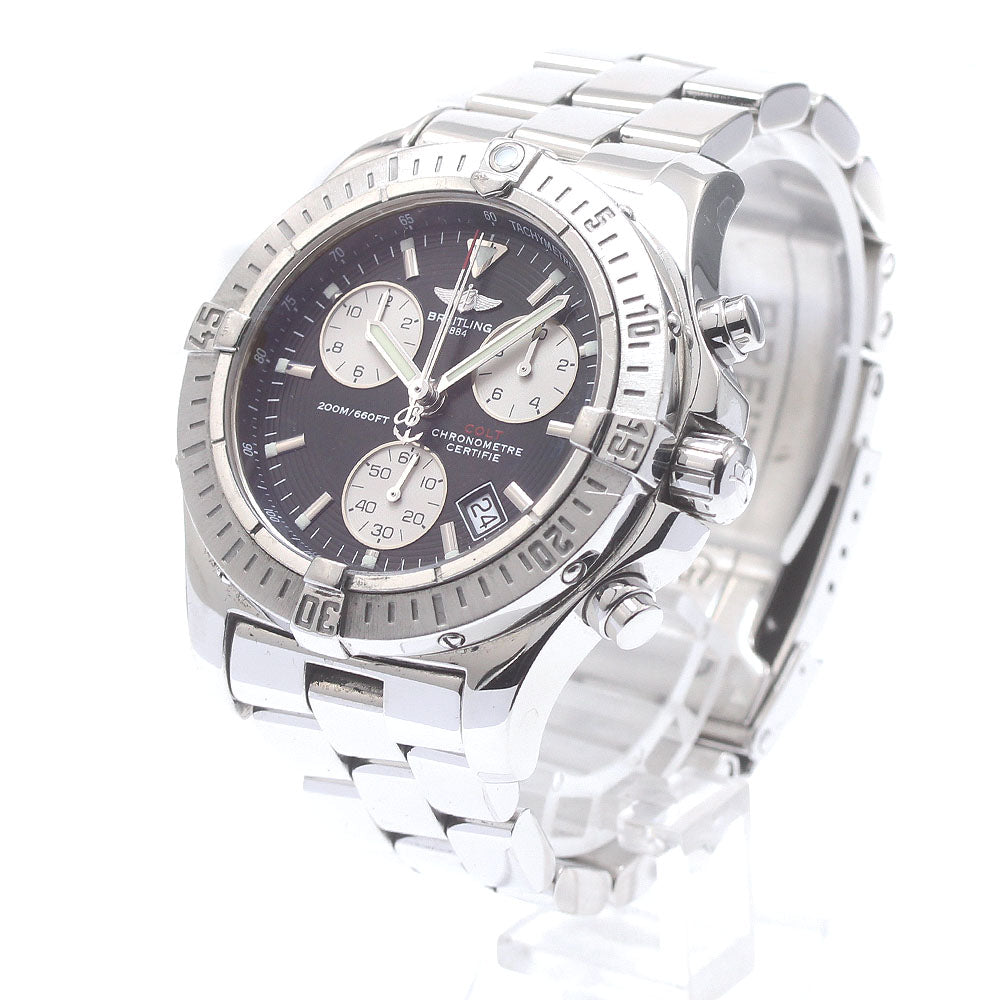 BREITLING Colt A73380 Chronograph black Dial Quartz Men's Watch_870792
