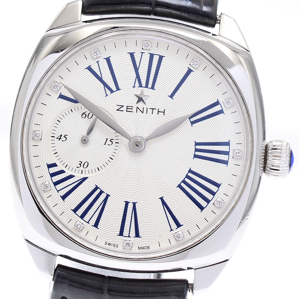 ZENITH Heritage Star 03.1970.681 12P diamond Silver Dial Automatic Ladies Watch_870797