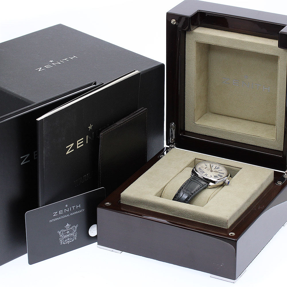 ZENITH Heritage Star 03.1970.681 12P diamond Silver Dial Automatic Ladies Watch_870797