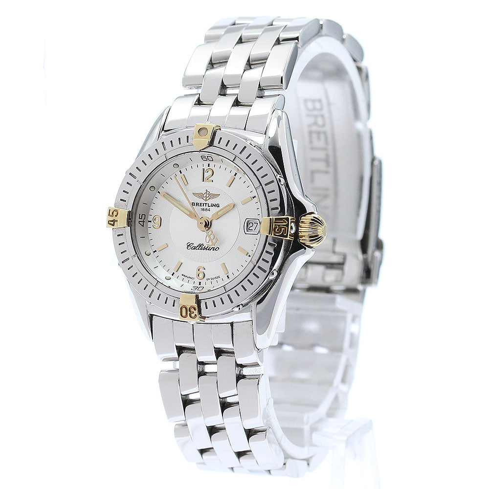BREITLING Calistino B52045.1 Date Silver Dial Quartz Ladies Watch_870799