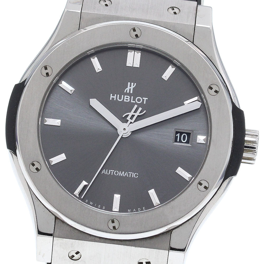 HUBLOT classic fusion titanium racing gray 542.NX.7071.LR Date gray Dial Automatic Men's Watch_870802