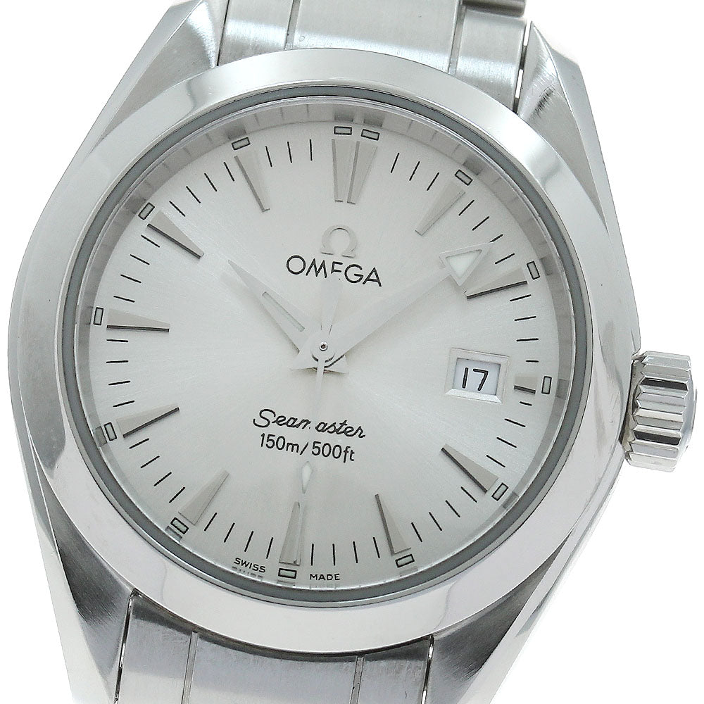 OMEGA Seamaster Aqua Terra 2577.30 Date Silver Dial Quartz Ladies Watch_870807