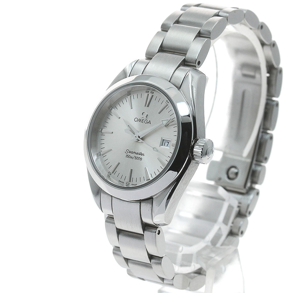 OMEGA Seamaster Aqua Terra 2577.30 Date Silver Dial Quartz Ladies Watch_870807