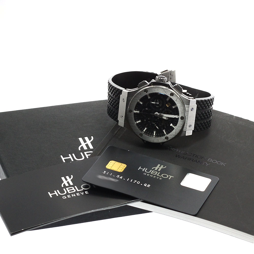 HUBLOT Big Bang Aeroban 311.SX.1170.GR Chronograph Black / skeleton Dial Automatic Men's Watch_870812