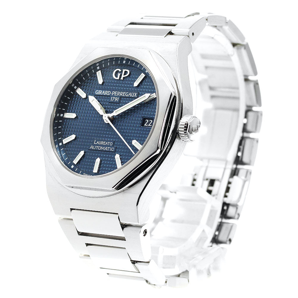 GIRARD PERREGAUX Laureato Midnight Blue 81005 Date Automatic Men's Watch_870814