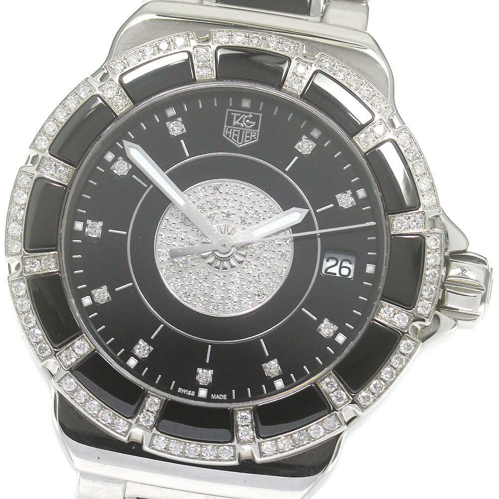 TAG HEUER Formula 1 WAH1219 Diamond Bezel Date Quartz Ladies Watch_870830