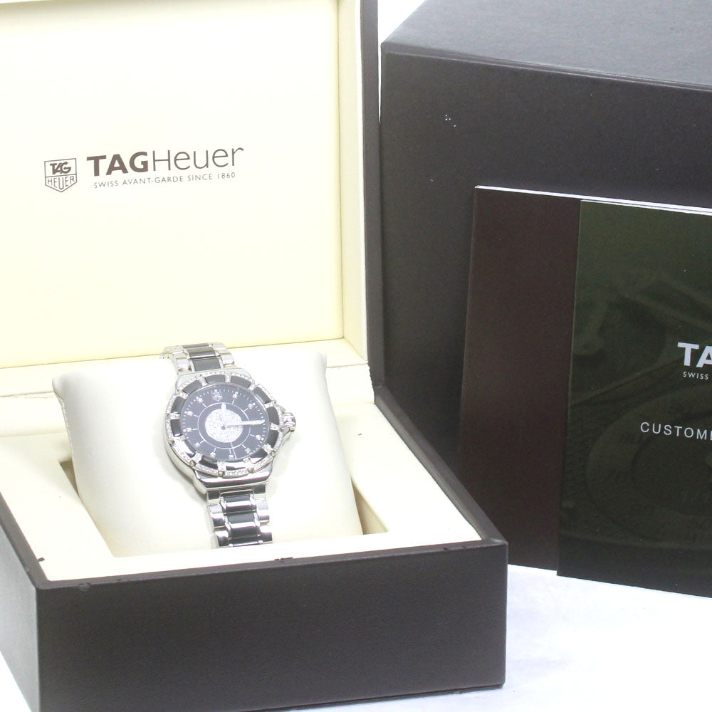 TAG HEUER Formula 1 WAH1219 Diamond Bezel Date Quartz Ladies Watch_870830