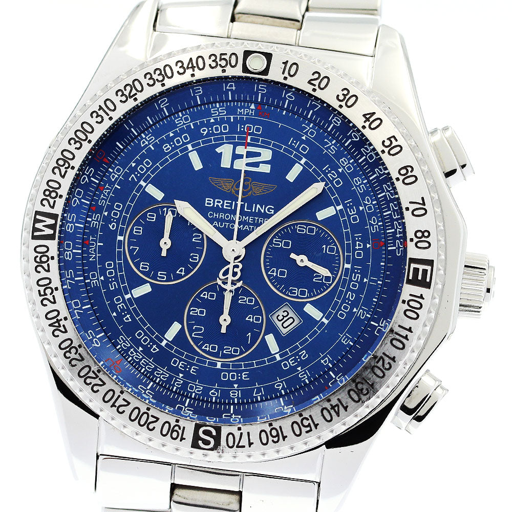 BREITLING B-2 Professional A42362 Chronograph blue Dial Automatic Men's_870836