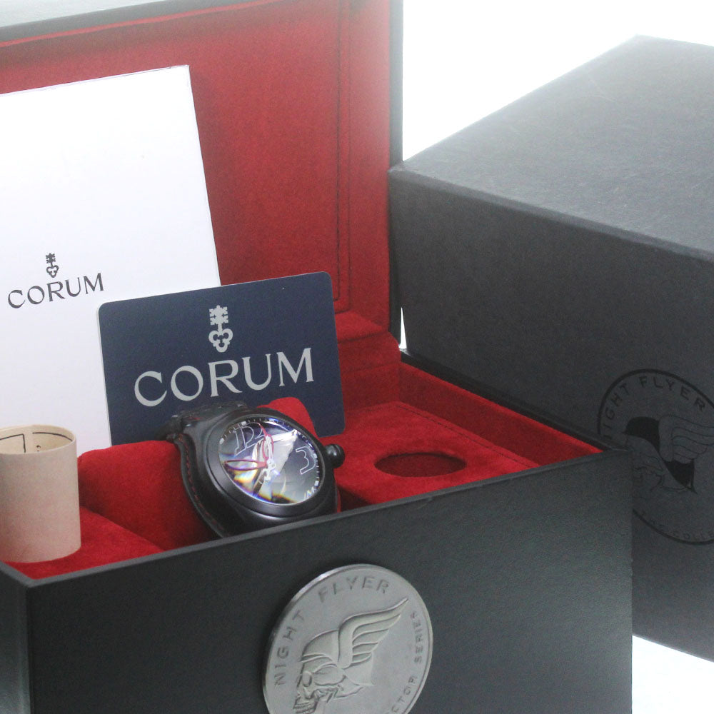 CORUM Bubble Night Flyer 082.150.45 Limited to 999 worldwide black Dial Automatic Men's Watch_870838