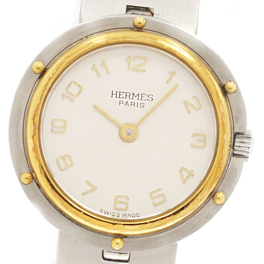 HERMES Olympia Silver Dial Quartz Ladies Watch_870848