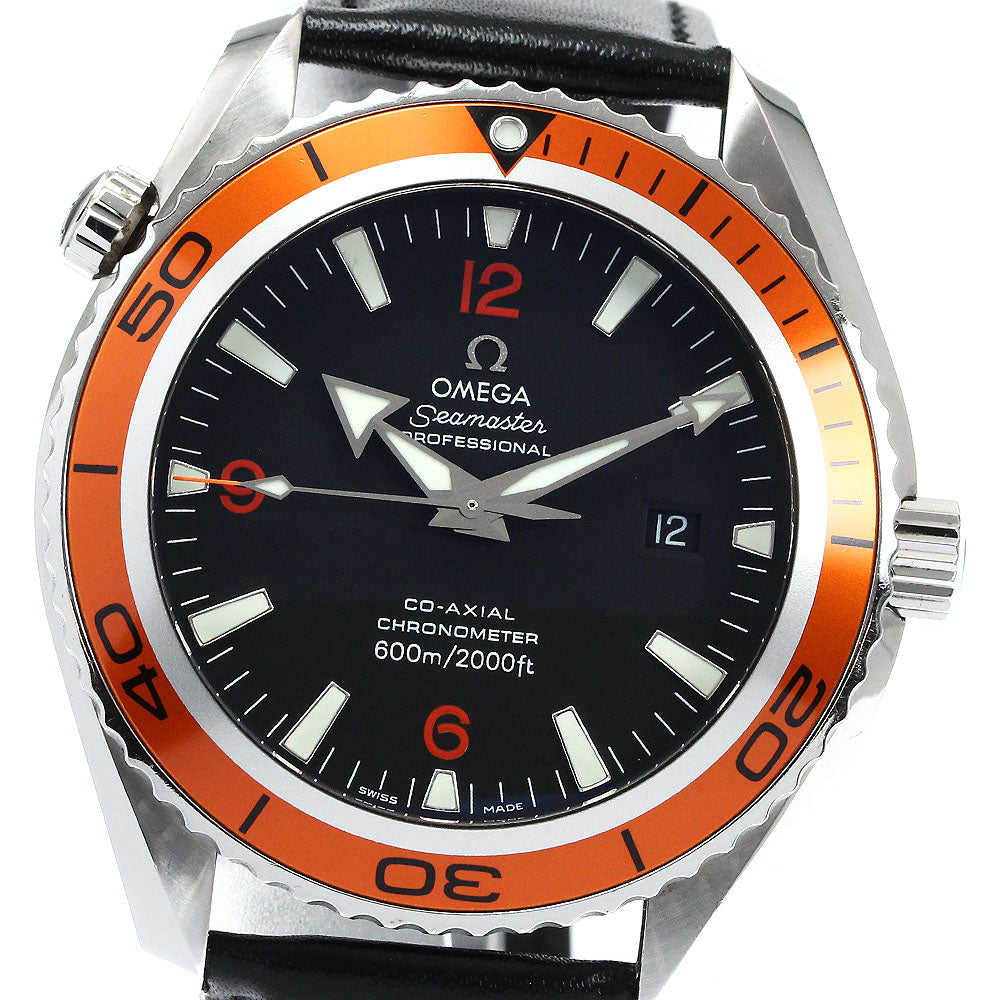 OMEGA Seamaster Planet Ocean 2908.50.38 Date Co-Axial AT Men's Watch_870875