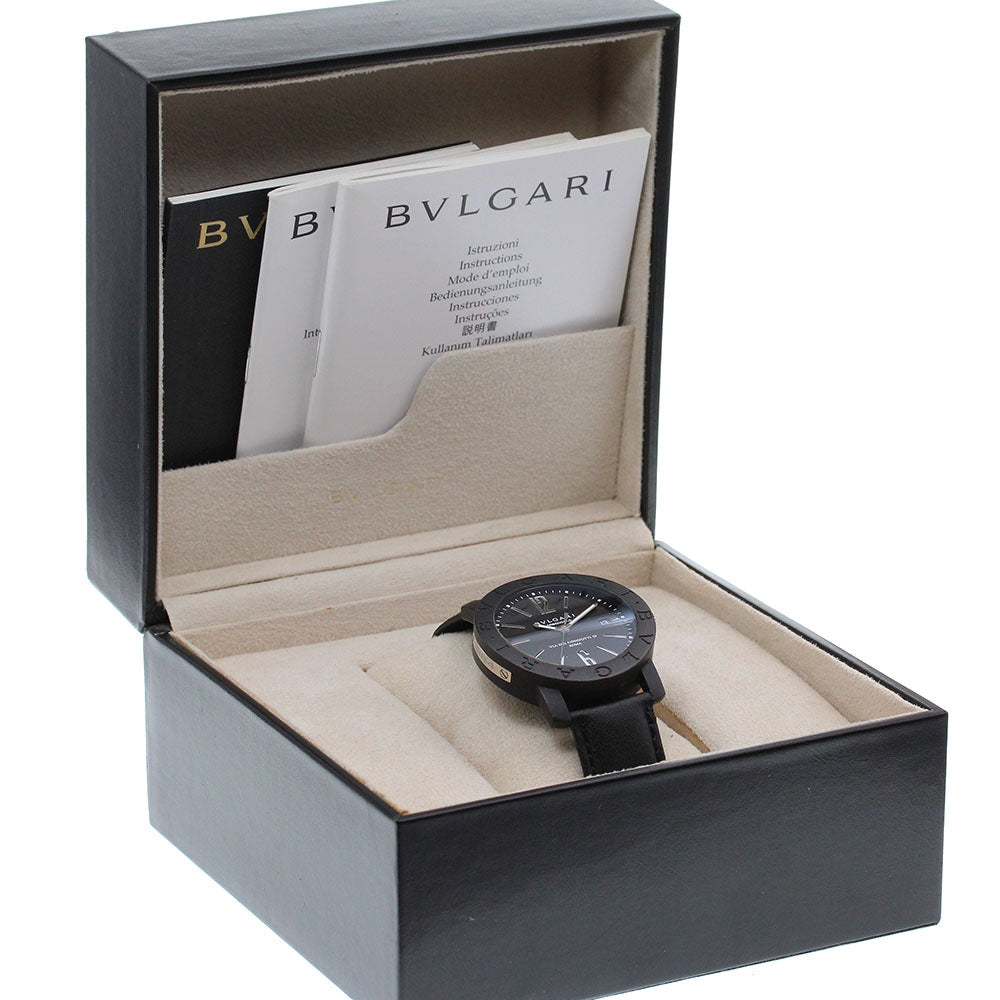 BVLGARI BVLGARIBVLGARI BB40CL Date black Dial Automatic Men's Watch_870904