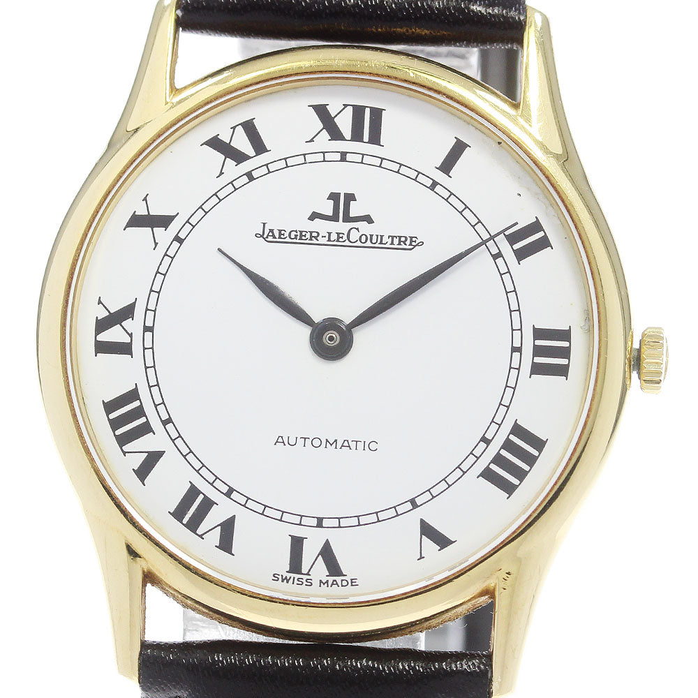JAEGER-LECOULTRE 18K Yellow Gold white Dial Automatic Men's Watch_870922