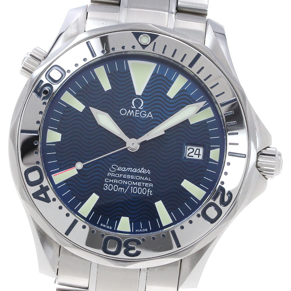 OMEGA Seamaster300 2255.80 Date blue Dial Automatic Men's Watch_871168