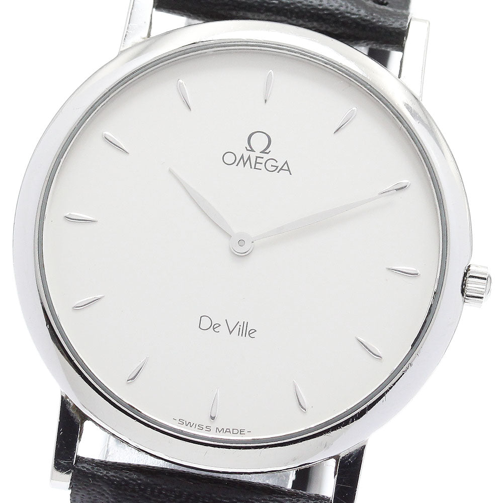 OMEGA De Ville Classic round Silver Dial Quartz Men's Watch_871178