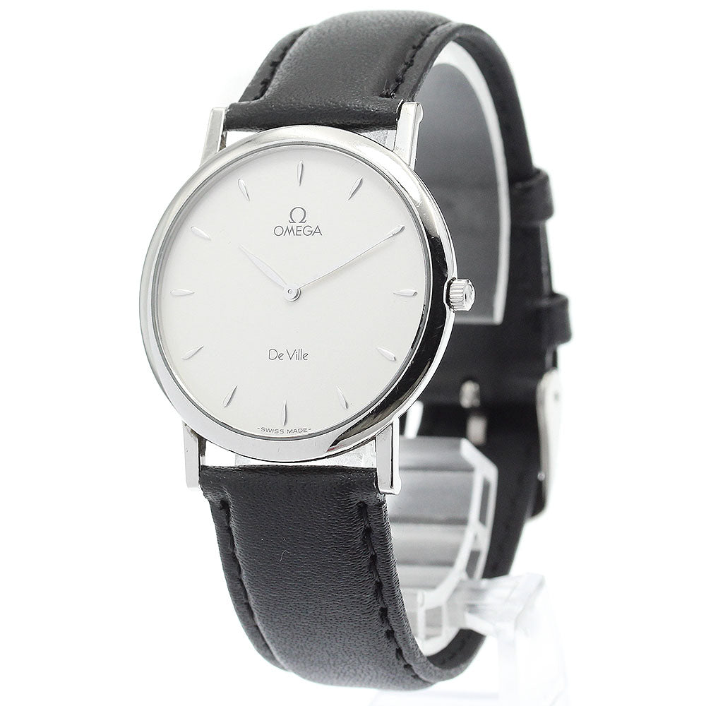 OMEGA De Ville Classic round Silver Dial Quartz Men's Watch_871178