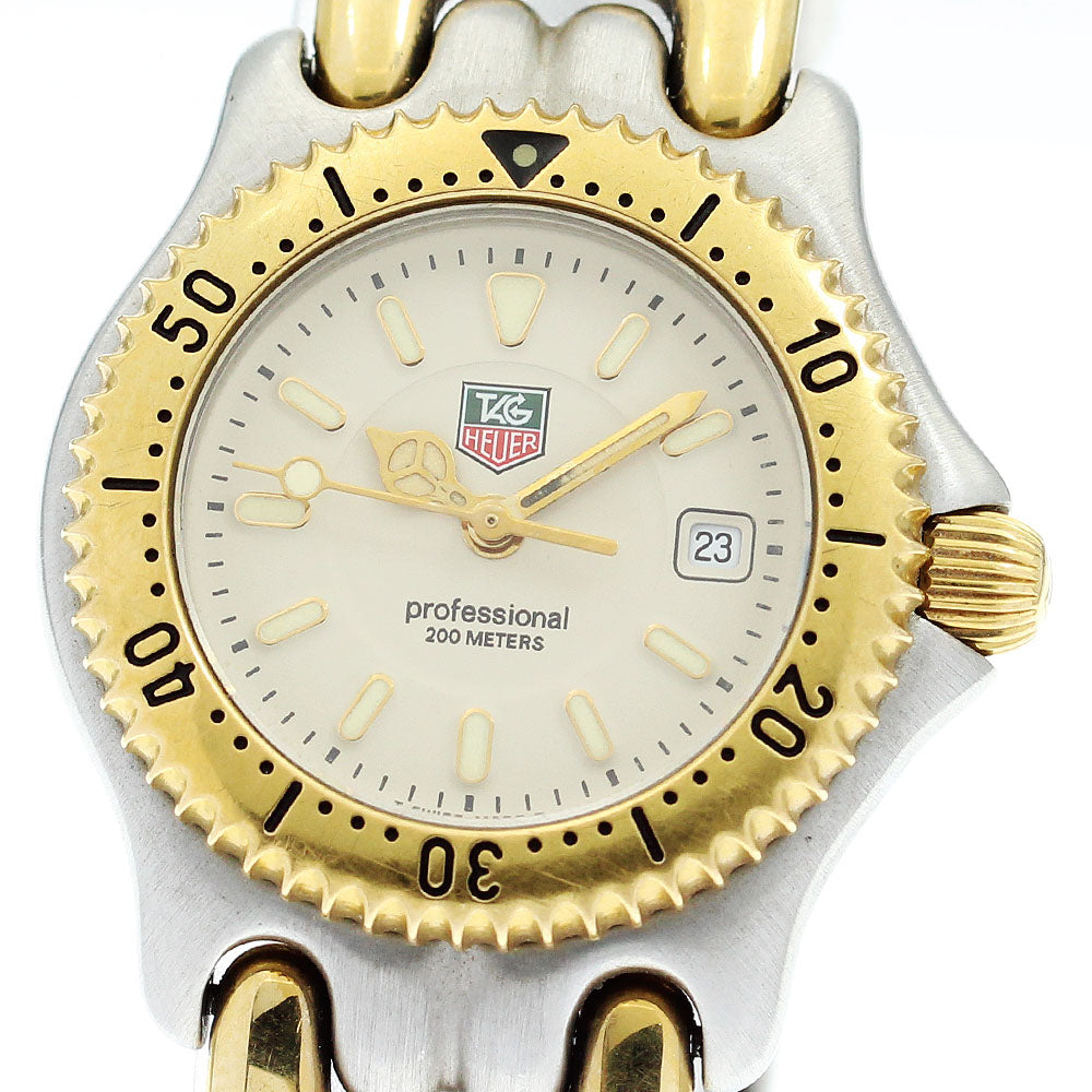 TAG HEUER S/el WG1321-2 beige Dial Quartz Ladies Watch_871182