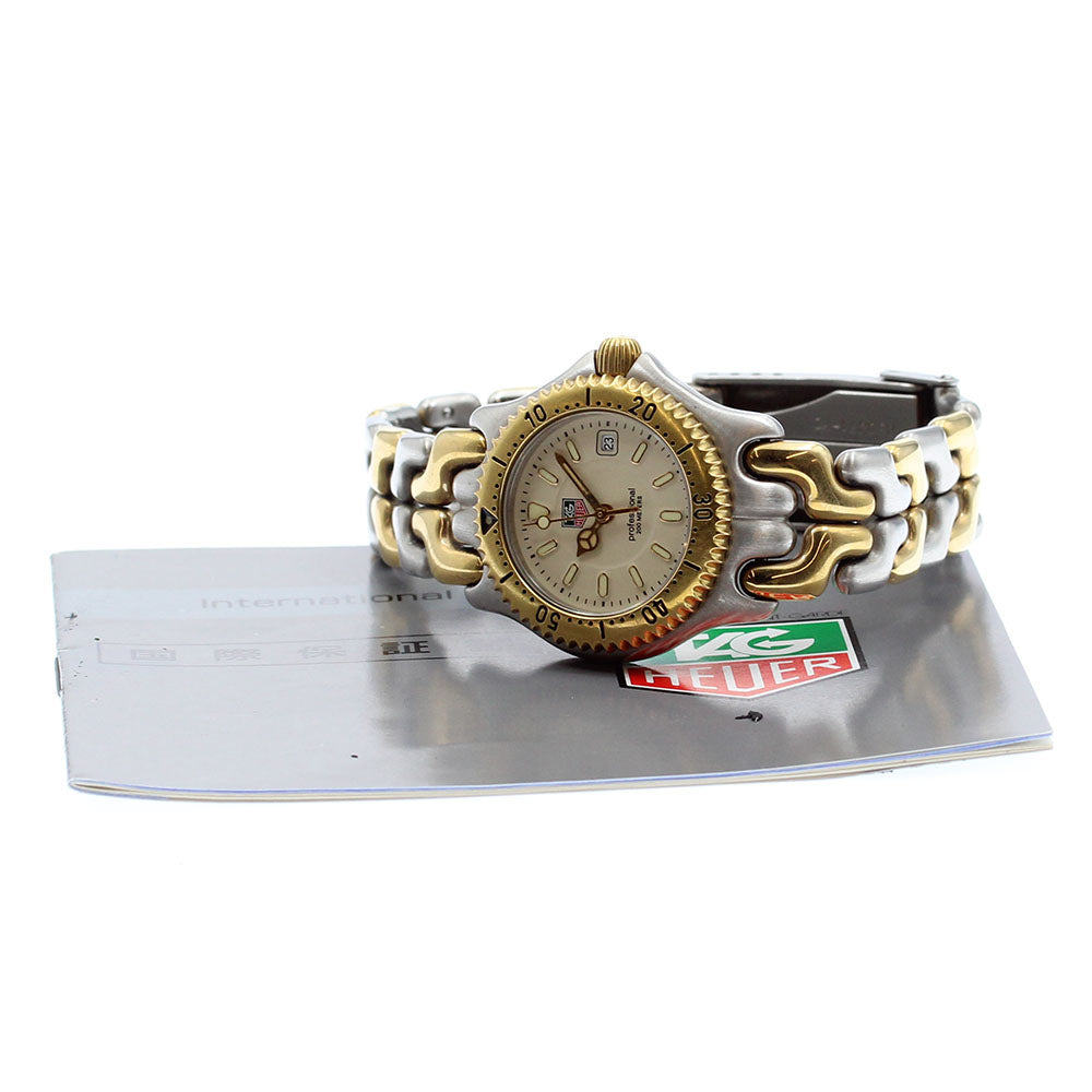 TAG HEUER S/el WG1321-2 beige Dial Quartz Ladies Watch_871182