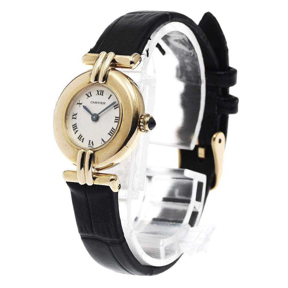 CARTIER Mastocolize SM W1506153 18K Yellow Gold beige Dial Quartz Ladies Watch_871197