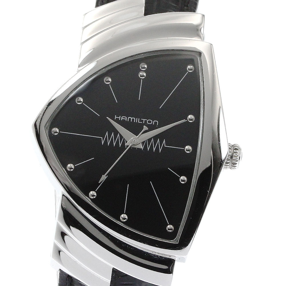 HAMILTON Ventura H244112 black Dial Quartz Men's Watch_871216