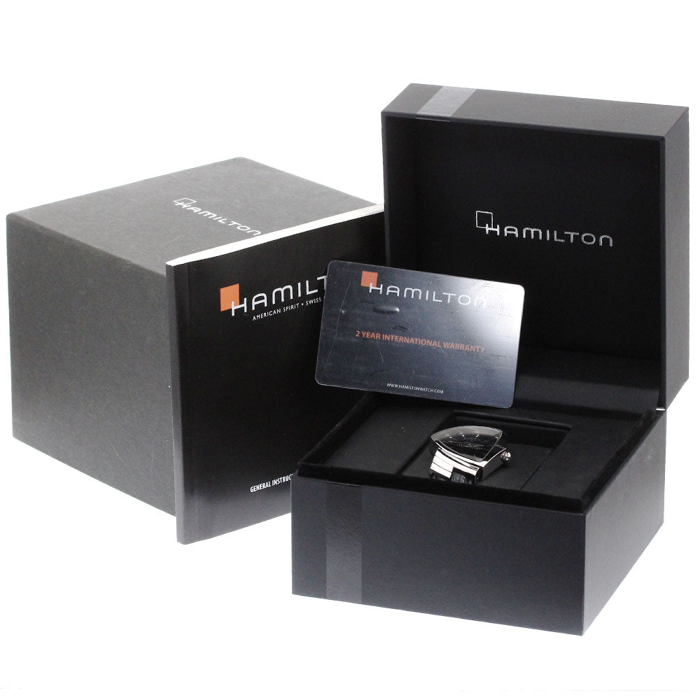 HAMILTON Ventura H244112 black Dial Quartz Men's Watch_871216