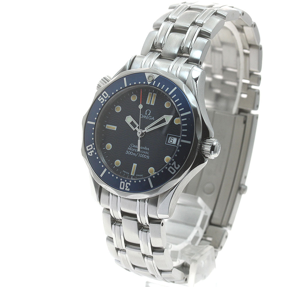OMEGA Seamaster300 Professional 2561.80 Date Navy Dial Quartz Boy's Watch_871218