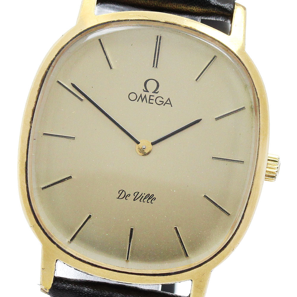 OMEGA De Ville 111.0148 Square Cal.625 gold Dial Hand Winding Men's Watch_871229