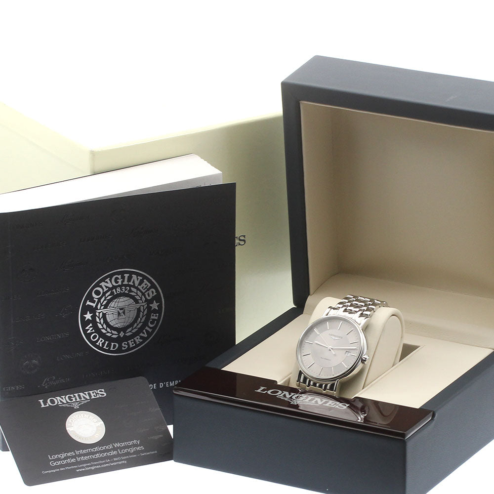 LONGINES Plaisance L4.921.4 Date Silver Dial Automatic Men's Watch_871233