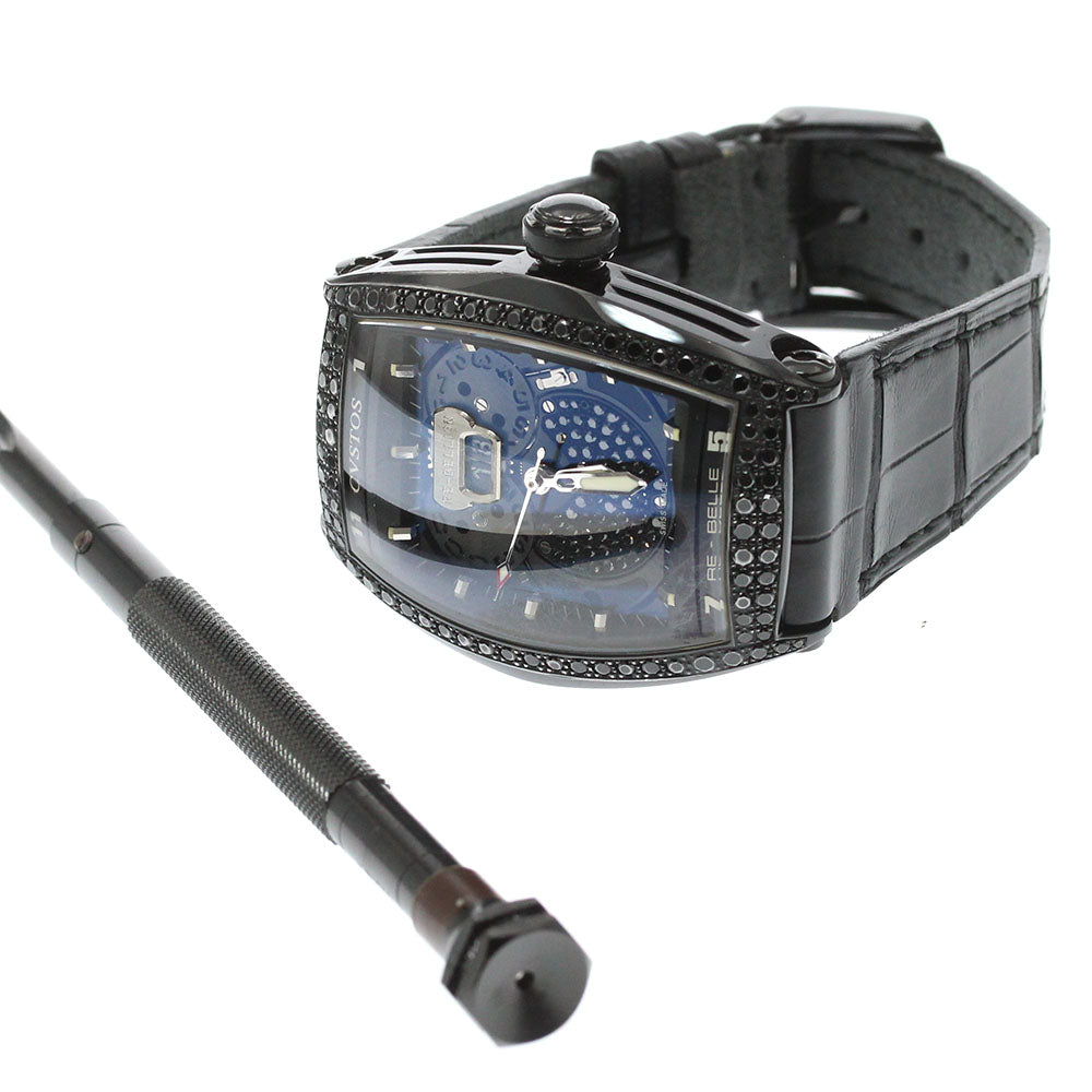 CVSTOS Rebellion CVT-RE-BELLION Diamond Bezel Black Diamond black Dial Automatic Men's Watch_871262