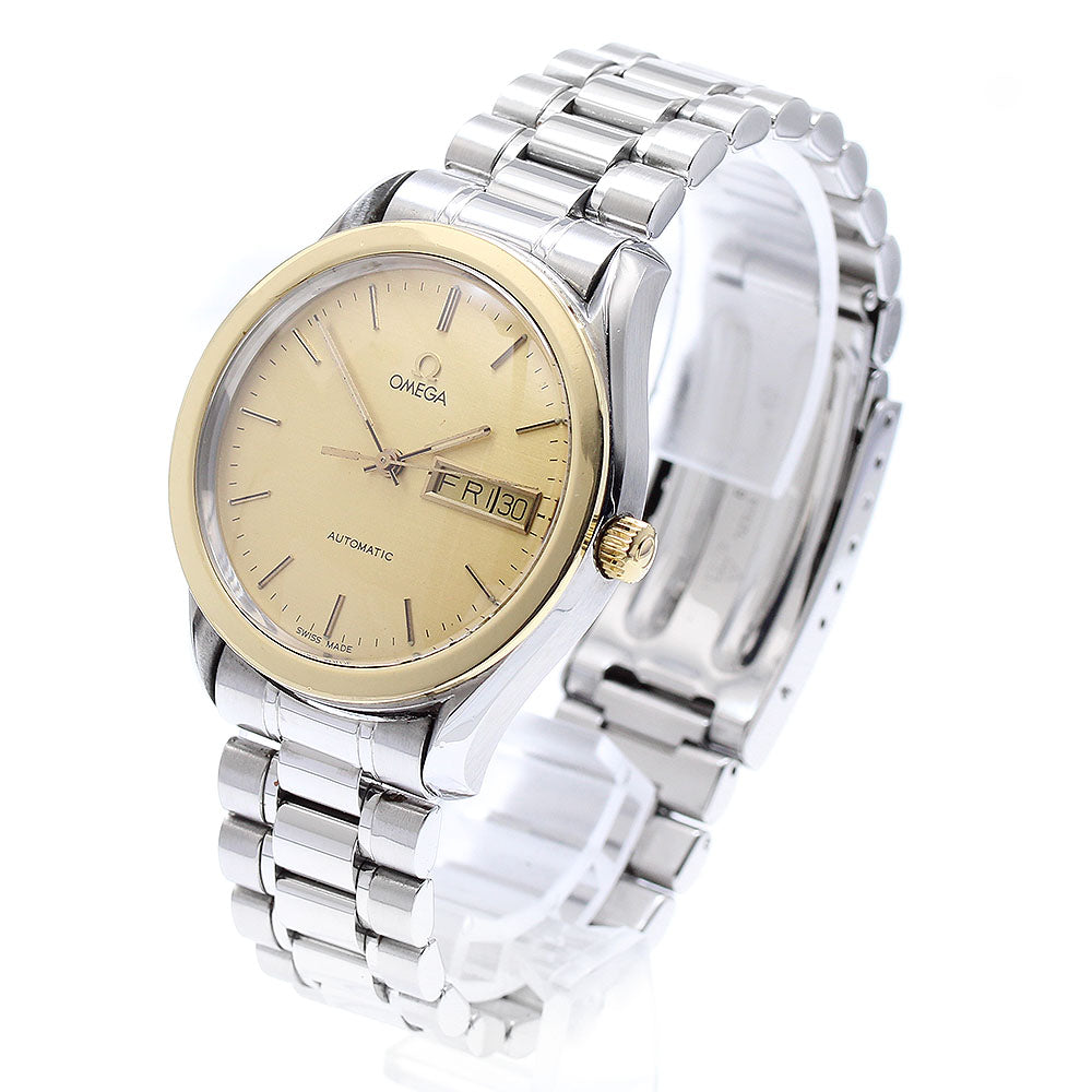 OMEGA Classic YG Bezel Day Date gold Dial Automatic Men's Watch_871287