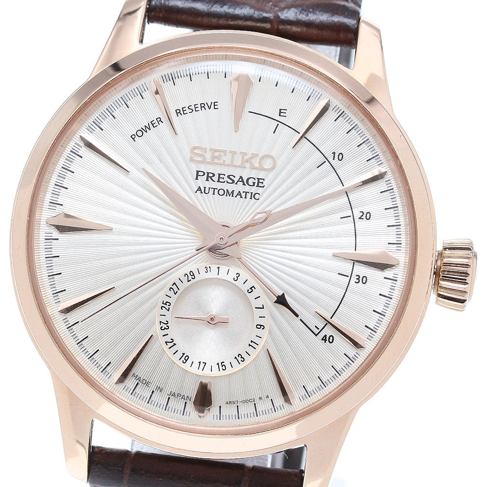 SEIKO Presage Cocktail Time SARY132 Date power reserve gold Dial Automatic Men's Watch_871294